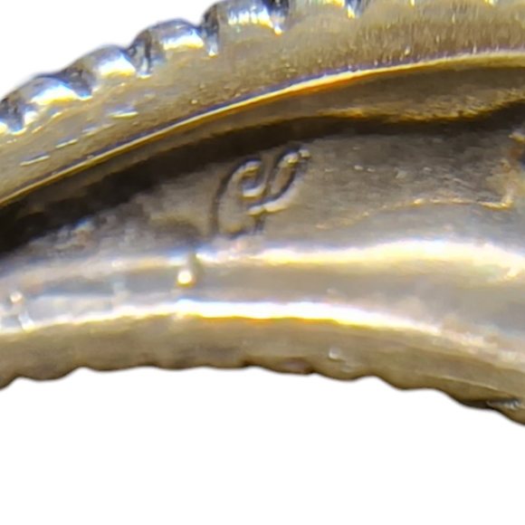 Carolyn Pollack Turquoise, Opal, & Sterling Silver Ring Size 9 3/4 - Picture 10 of 10